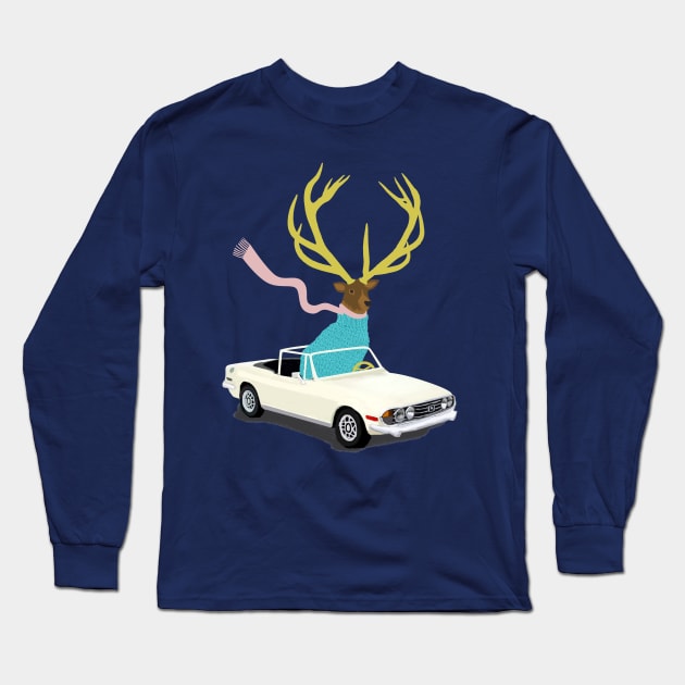 The stag Long Sleeve T-Shirt by lev